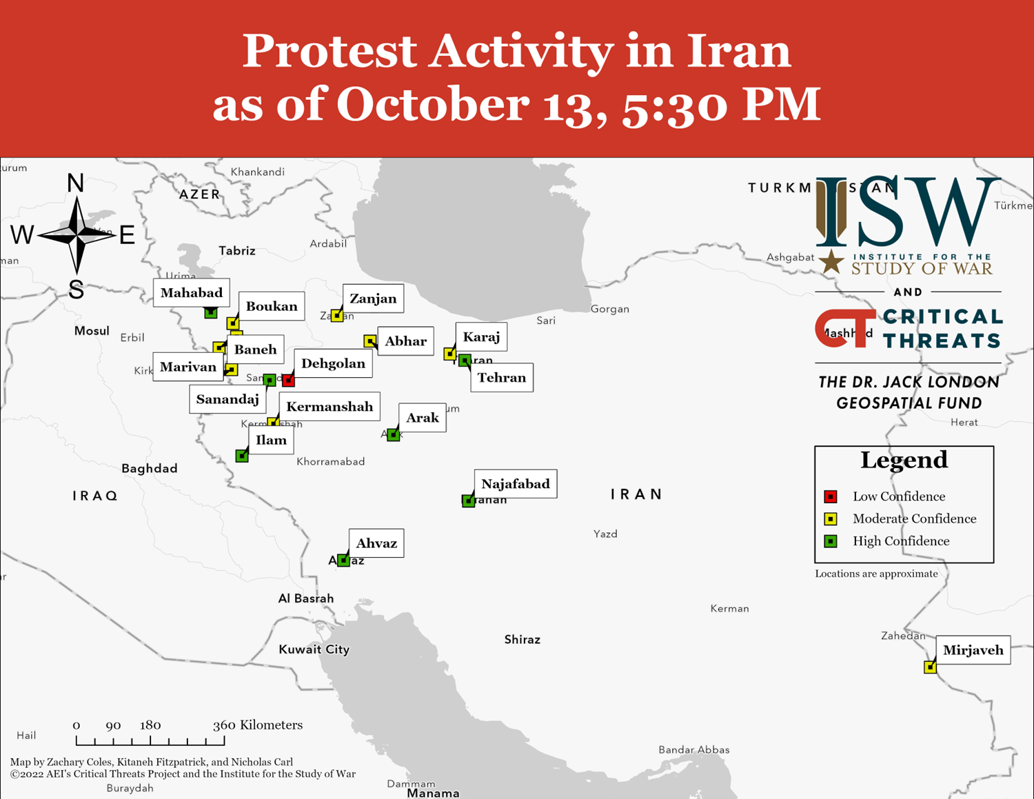 Iran Map 10 13 22 